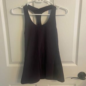 Dark purple lulu racerback tank